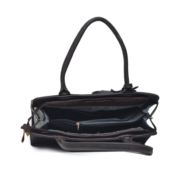 Classic Handbag (Dark Brown)