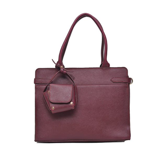 Classic Handbag (Maroon)