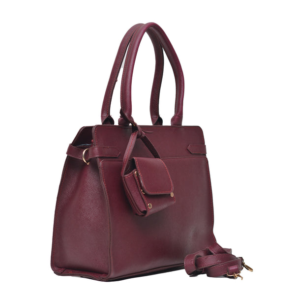 Classic Handbag (Maroon)