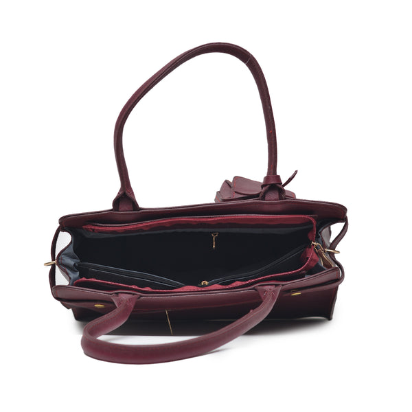 Classic Handbag (Maroon)