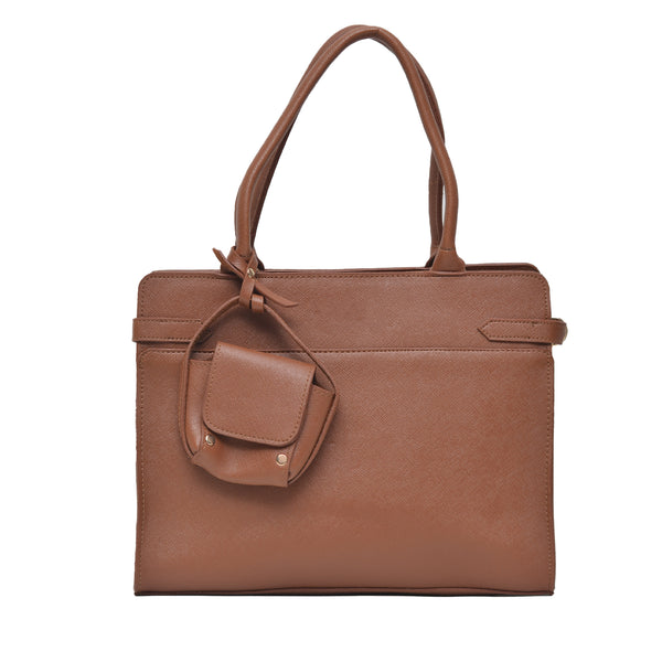 Classic Handbag (Mustard Brown)
