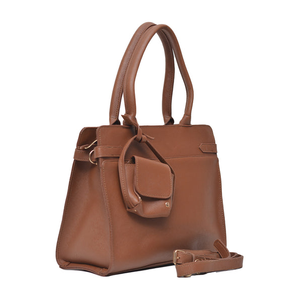 Classic Handbag (Mustard Brown)