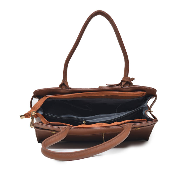 Classic Handbag (Mustard Brown)