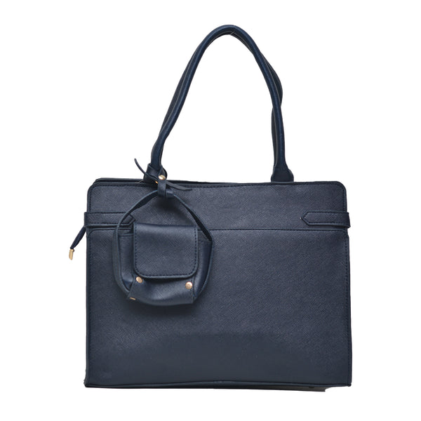 Classic Handbag (Navy Blue)