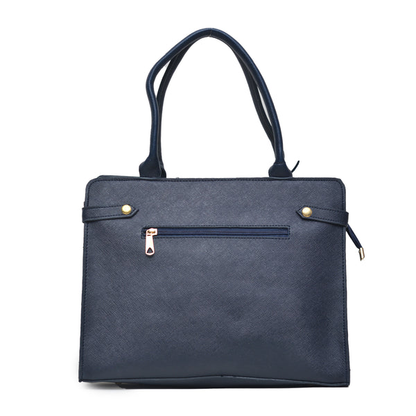 Classic Handbag (Navy Blue)