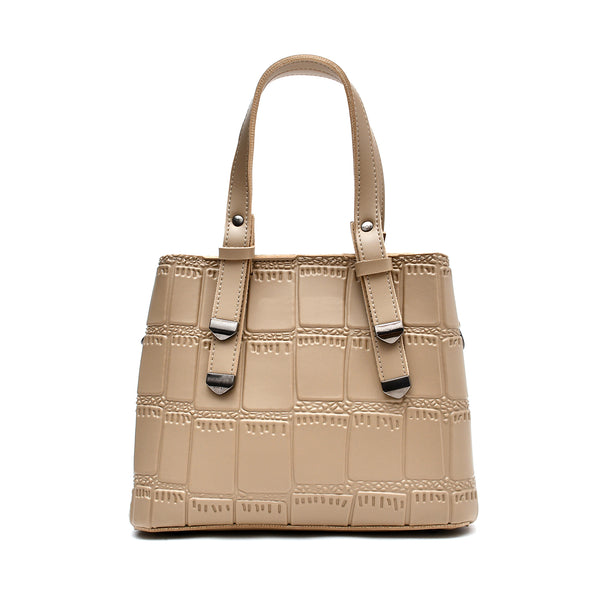 Crocodile Textured Handbag (Skin)