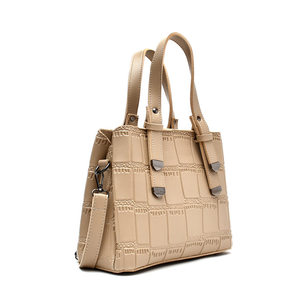 Crocodile Textured Handbag (Skin)