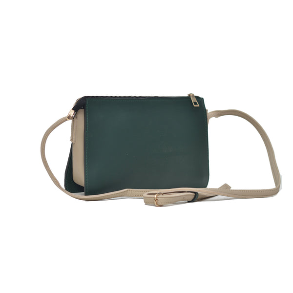 Crossbody Sling Bag (Bottle Green)