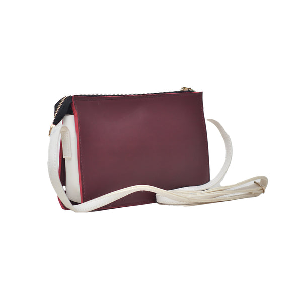 Crossbody Sling Bag (Maroon)