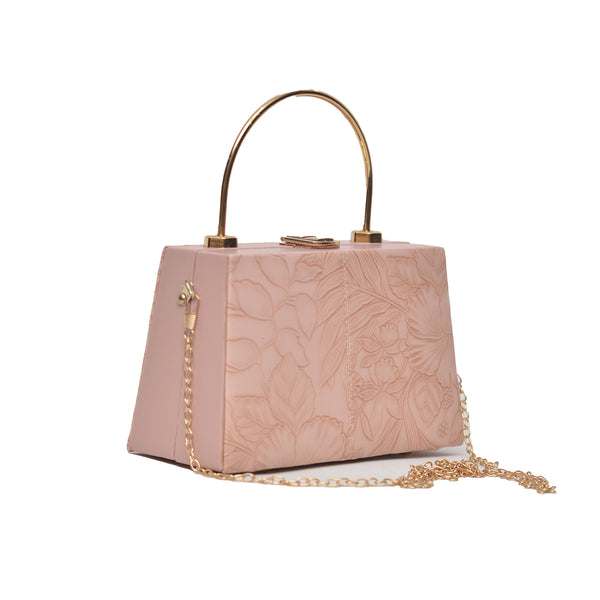 Floral Pattern Clutch (Pink)