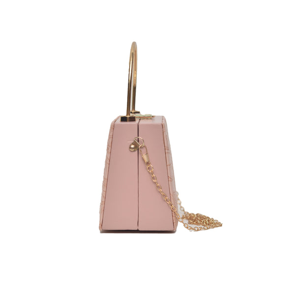 Floral Pattern Clutch (Pink)