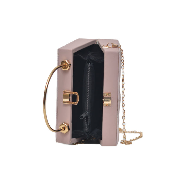 Floral Pattern Clutch (Purple)