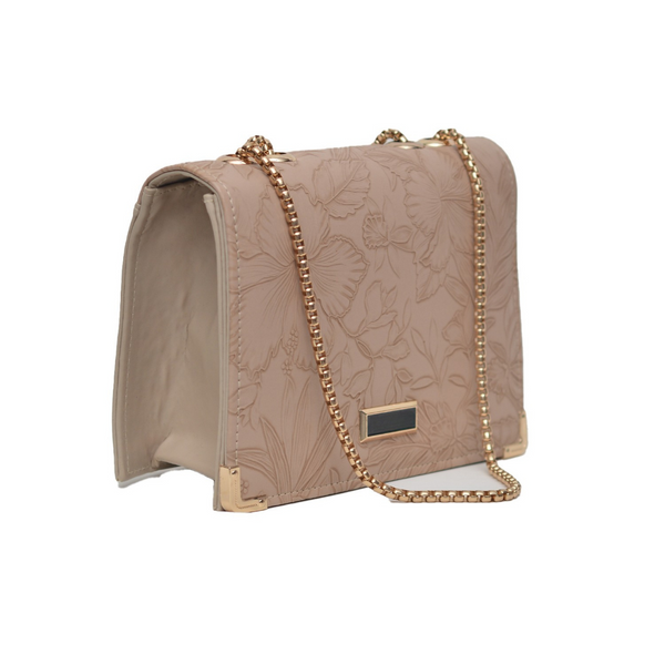 Floral Pattern Sling Crossbody Bag (Skin)