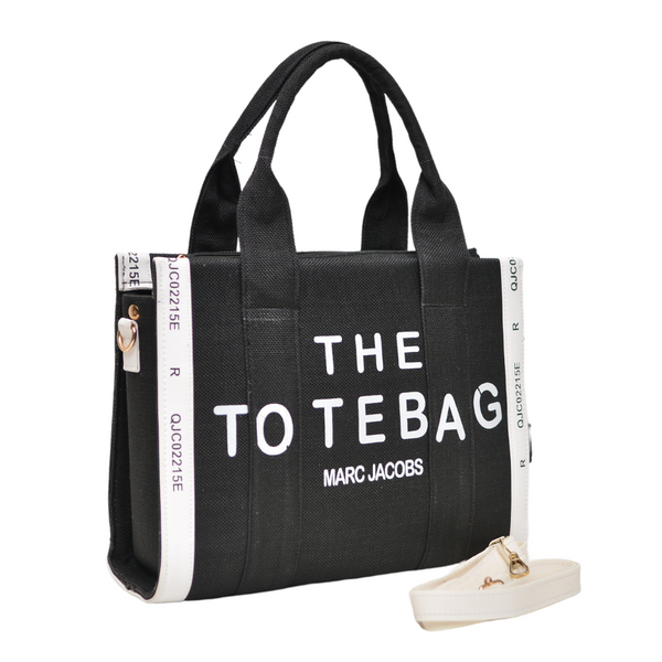 Jute Tote Bag (Black)