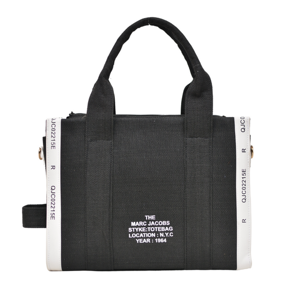 Jute Tote Bag (Black)