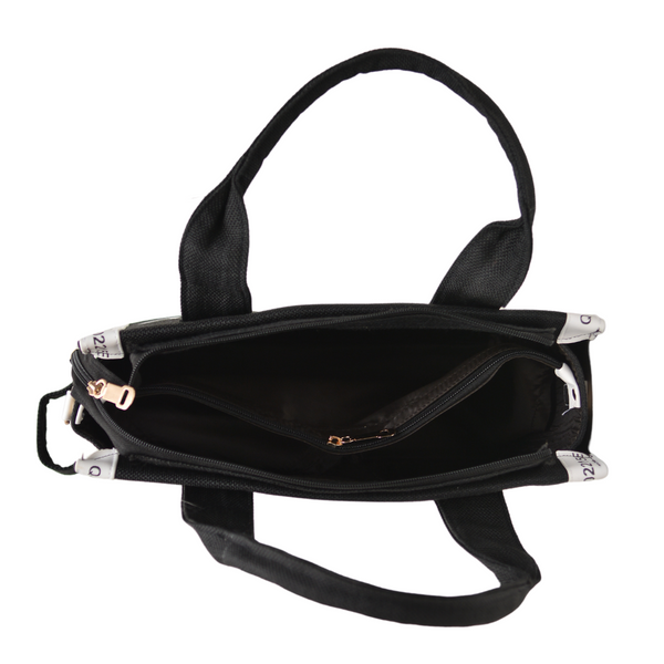 Jute Tote Bag (Black)