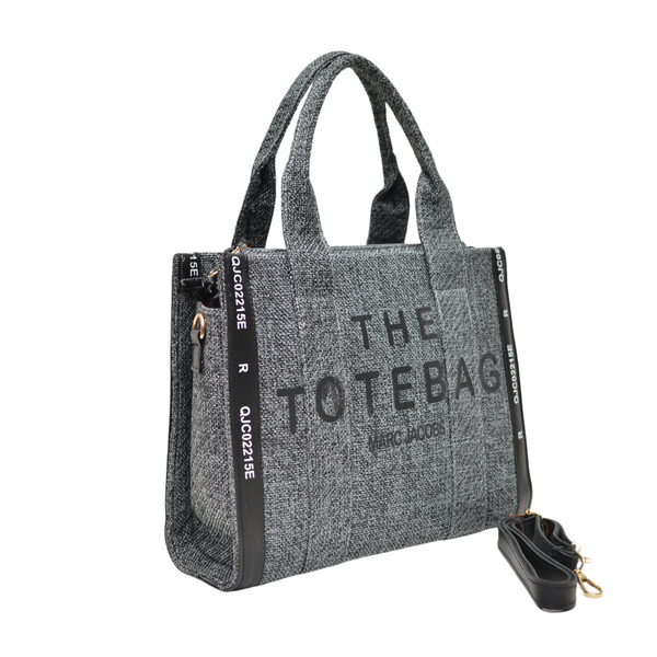 Jute Tote Bag (Grey)
