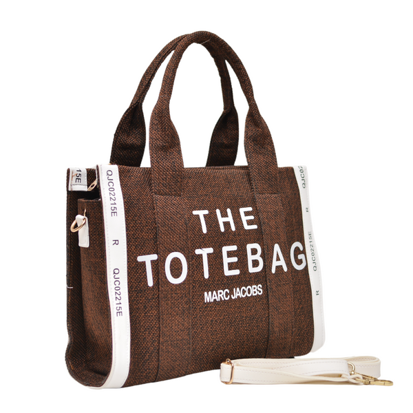 Jute Tote Bag (Mustard Brown)