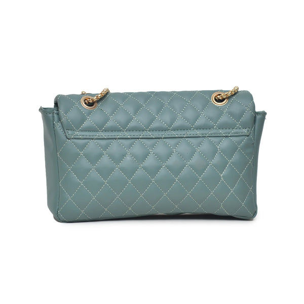 Classic Flap Shoulder Bag (Light Green)