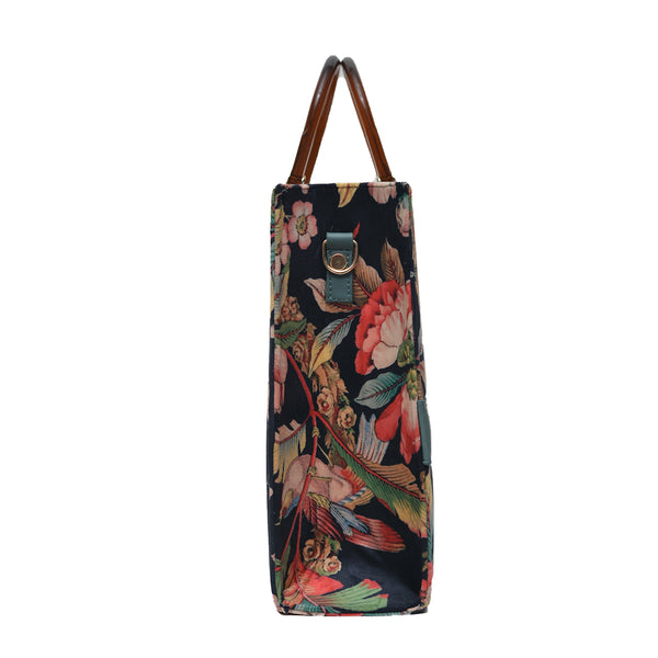 MR FASHION Shoulder Bag (Black Flower)