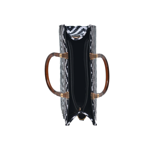 MR FASHION Shoulder Bag (Black & White)