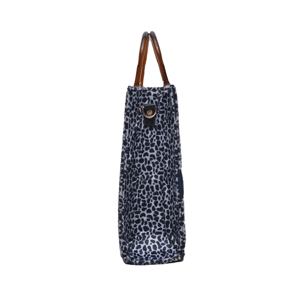 MR FASHION Shoulder Bag (Black & White Cheetah Print)