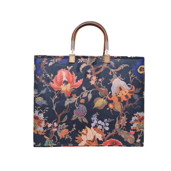 MR FASHION Shoulder Bag (Blue Flower)