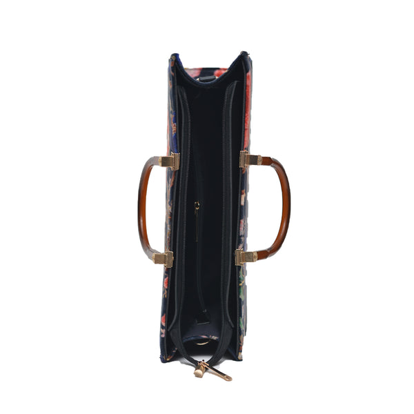 MR FASHION Shoulder Bag (Blue Flower)