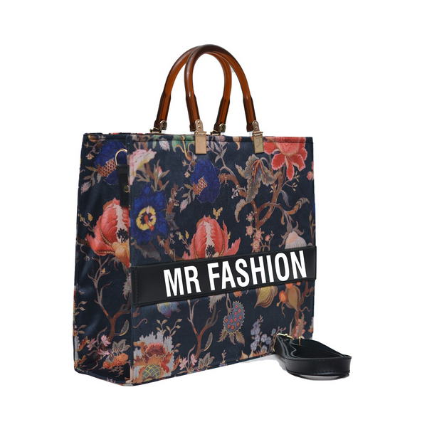 MR FASHION Shoulder Bag (Blue Flower)