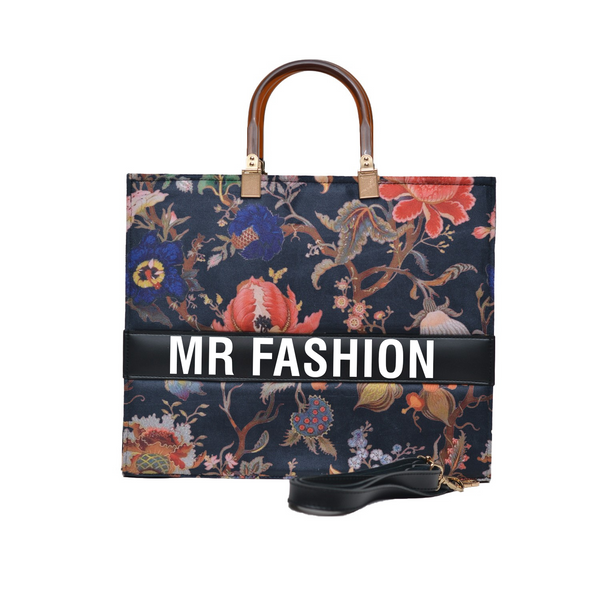 MR FASHION Shoulder Bag (Blue Flower)