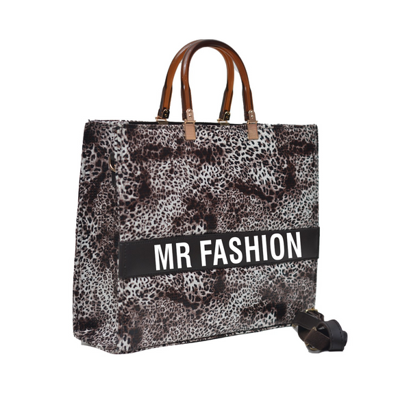 MR FASHION Shoulder Bag (Cheetah Print)