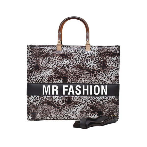 MR FASHION Shoulder Bag (Cheetah Print)