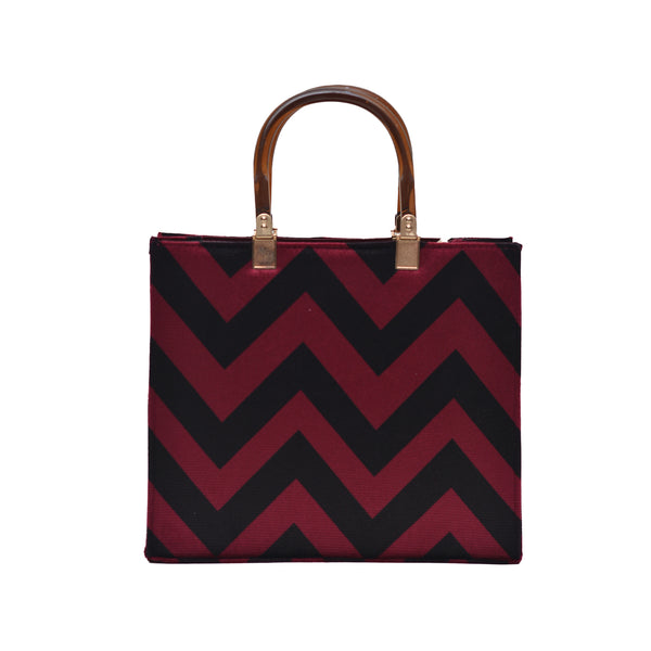 MR FASHION Shoulder Bag (Maroon & Black)