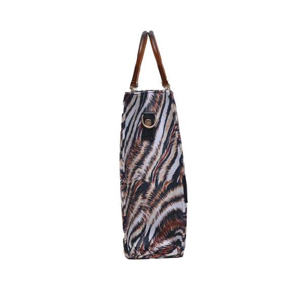 MR FASHION Shoulder Bag (Tiger Print)