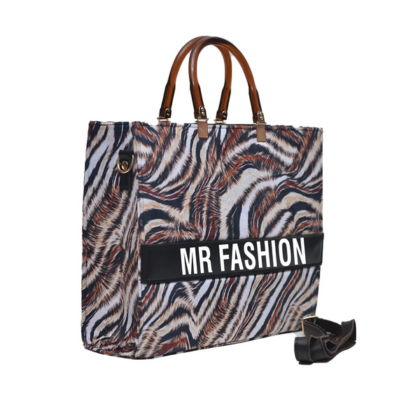 MR FASHION Shoulder Bag (Tiger Print)