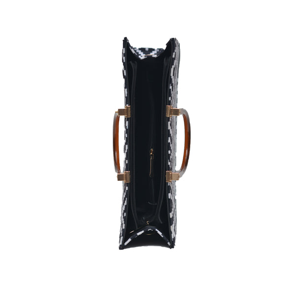 MR FASHION Shoulder Bag (White Black)