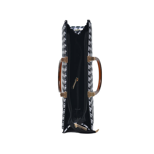 MR FASHION Shoulder Bag (White & Black)
