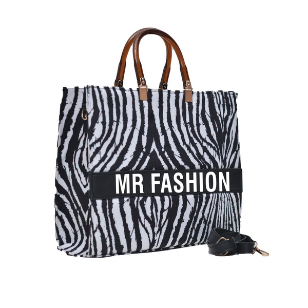 MR FASHION Shoulder Bag (Zebra Print)