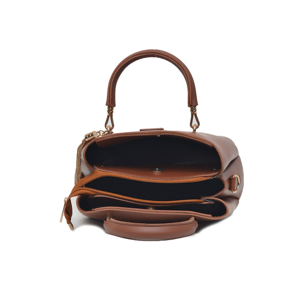 MR Formal Hand Bag (Mustard Brown)
