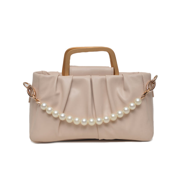 Metal Pearl Handle Bag (Skin)