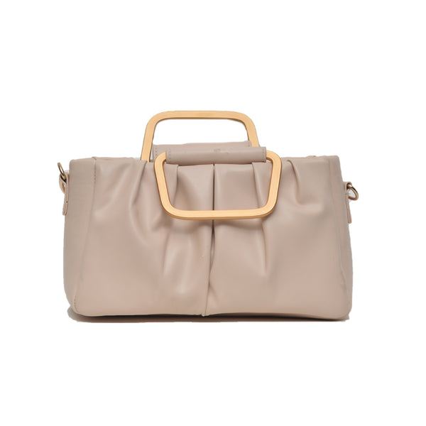 Metal Pearl Handle Bag (Skin)