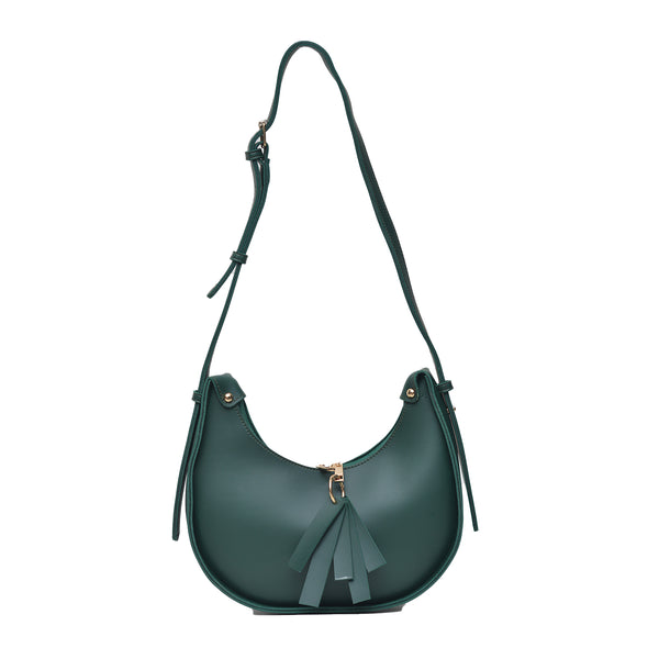 Moon Crossbody Bag (Bottle Green)