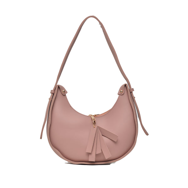Moon Crossbody Bag (Pink)
