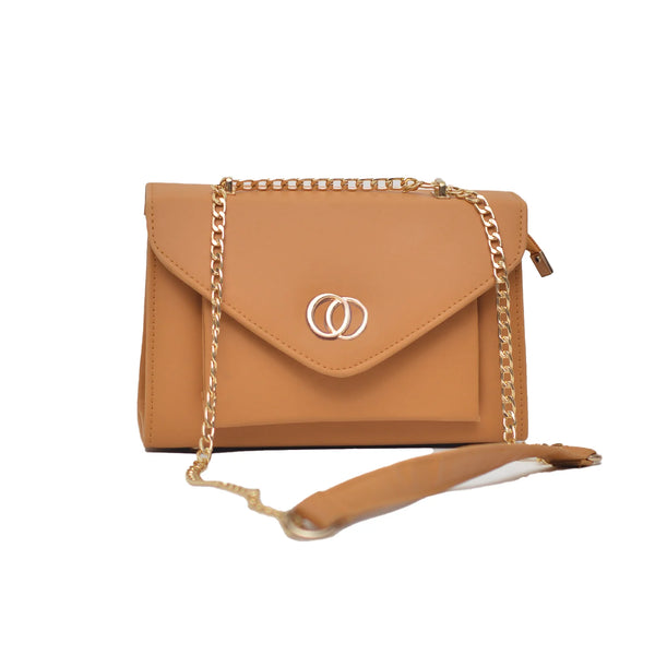 Classic Envelope Shaped Crossbody Bag (Mustard Yellow)