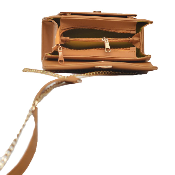 Classic Envelope Shaped Crossbody Bag (Mustard Yellow)