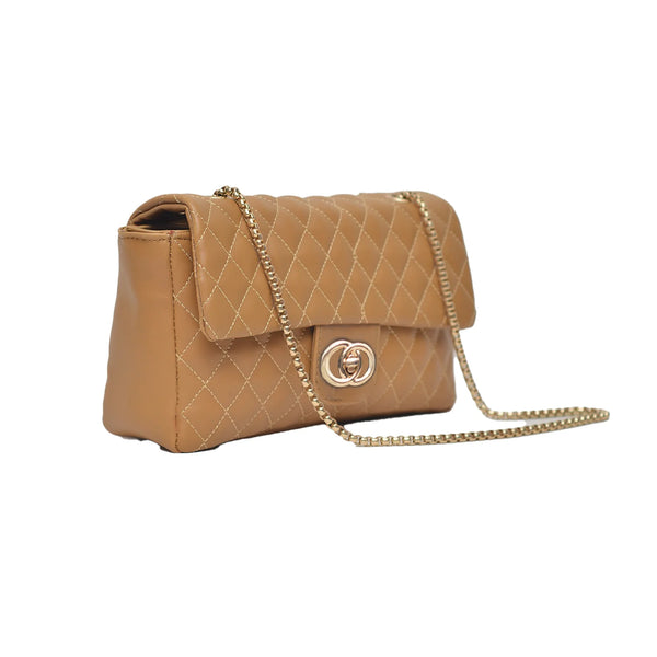 Classic Flap Shoulder Bag (Mustard Yellow)
