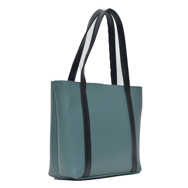 Oversized Shopper Shoulder Bag (Light Green)