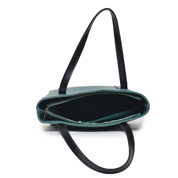 Oversized Shopper Shoulder Bag (Light Green)