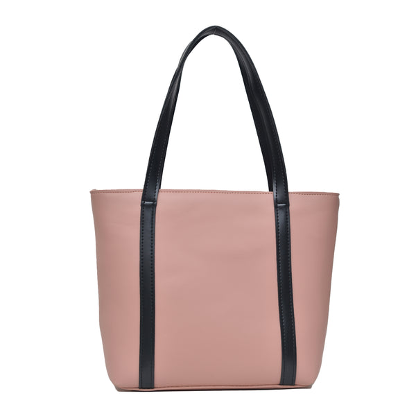 Oversized Shopper Shoulder Bag (Pink)