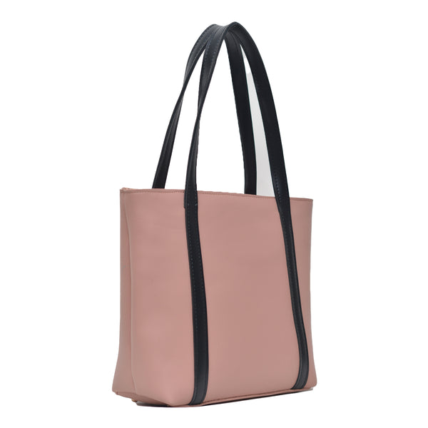 Oversized Shopper Shoulder Bag (Pink)